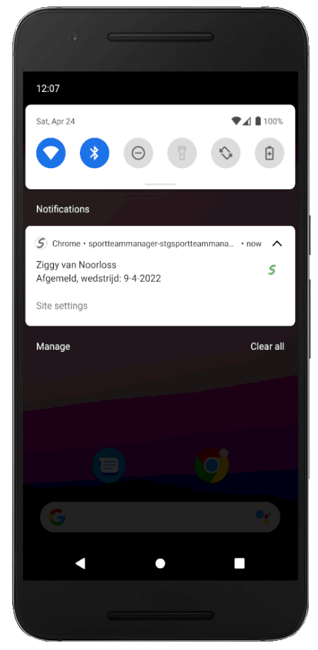Afmelding bevestigen